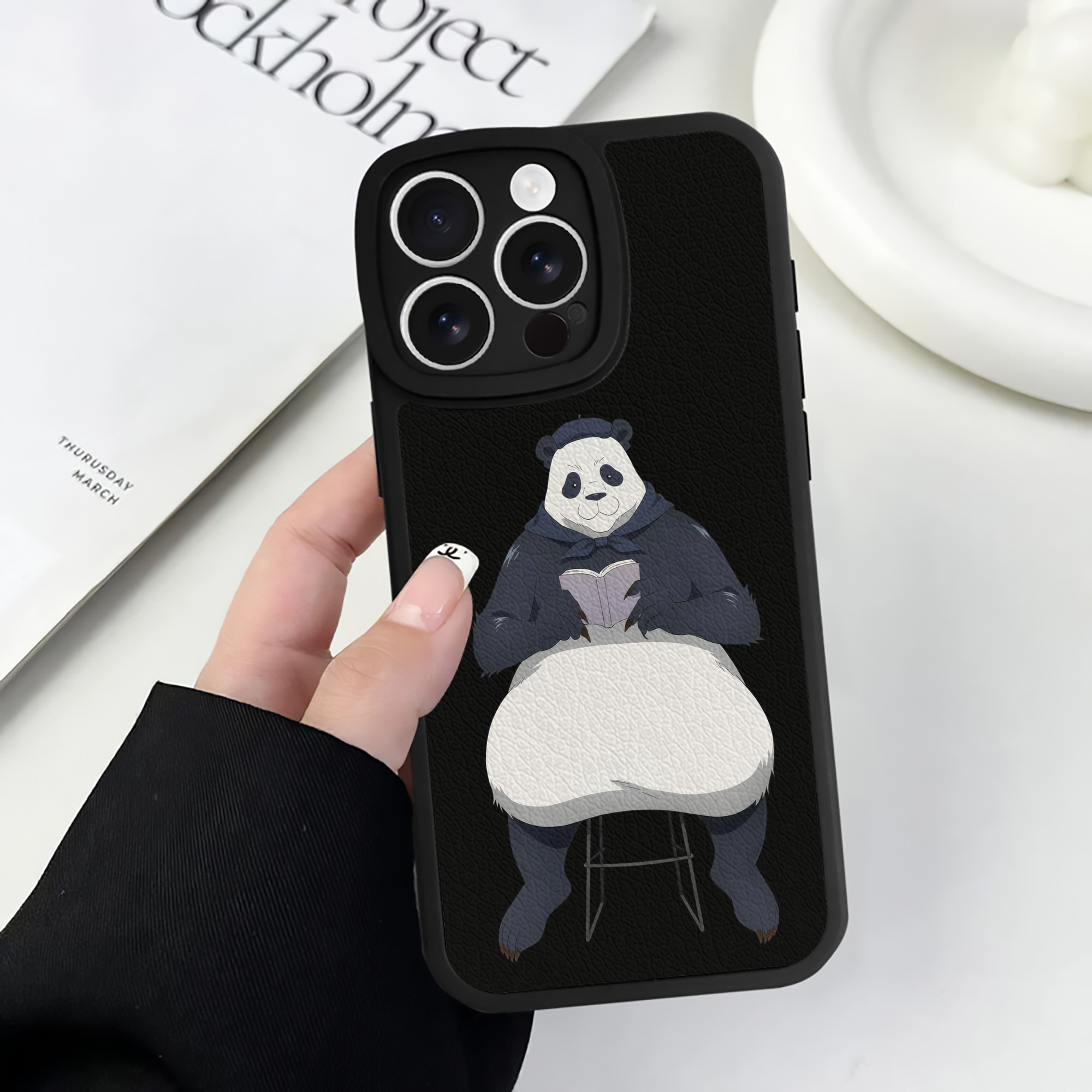 （画像用） 呪術廻戦 Jujutsu Kaisen 【iPhone 16シリーズ対応】シリコンスマホケース（レザー調） 材質：シリコン